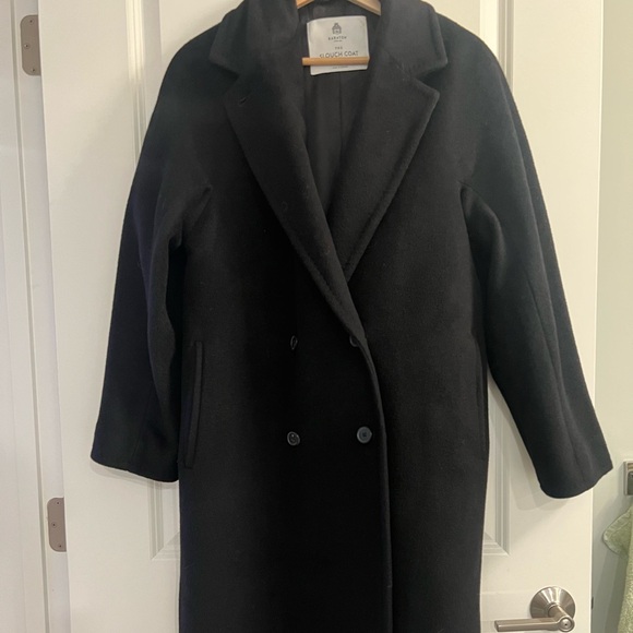 Aritzia Slouch Coat Black Size 2 - Picture 2 of 6